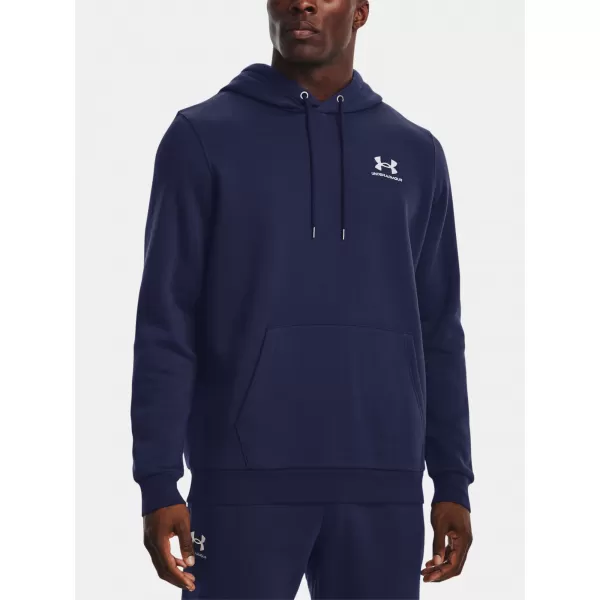  Pánska mikina UNDER ARMOUR UA ESSENTIAL FLEECE HOODIE 1373880-410 MODRÁ 
