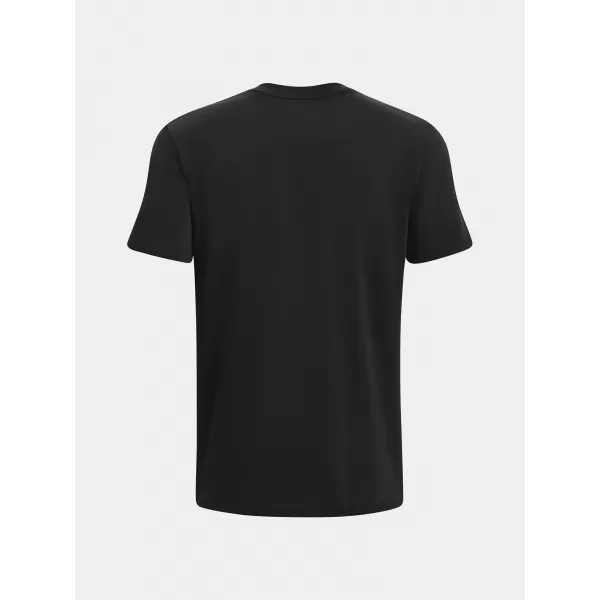  Pánske tričko UNDER ARMOUR UA LOGO EMB HEAVYWEIGHT SS 1373997-001 ČIERNA 