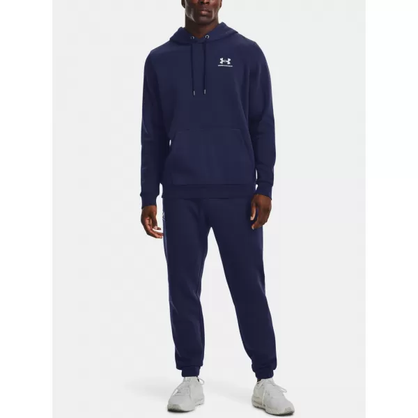  Pánska mikina UNDER ARMOUR UA ESSENTIAL FLEECE HOODIE 1373880-410 MODRÁ 