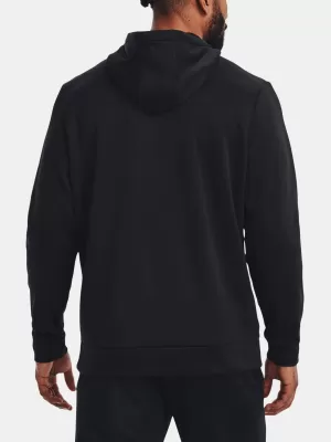 Pánska mikina UNDER ARMOUR UA ARMOUR FLEECE HOODIE 1373353-001 ČIERNA