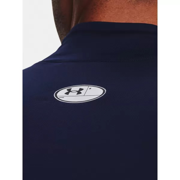  Pánske tričko UNDER ARMOUR UA CG ARMOUR FITTED MOCK 1366066-410 MODRÁ 