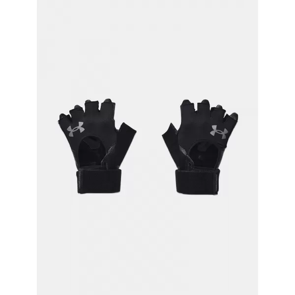  Pánske rukavice UNDER ARMOUR M'S WEIGHTLIFTING GLOVES 1369830-001 ČIERNA 
