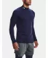 Pánske tričko UNDER ARMOUR UA CG ARMOUR FITTED MOCK 1366066-410 MODRÁ
