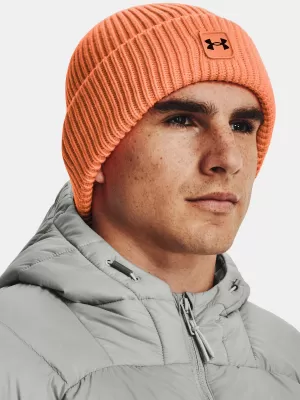 Pánska čiapka UNDER ARMOUR UA HALFTIME RIBBED 1373092-864 ORANŽOVÁ