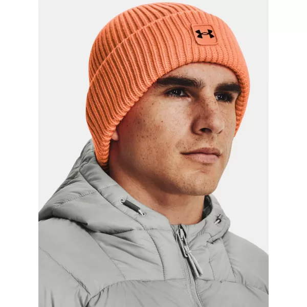  Pánska čiapka UNDER ARMOUR UA HALFTIME RIBBED 1373092-864 ORANŽOVÁ 