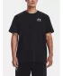 Pánske tričko UNDER ARMOUR UA LOGO EMB HEAVYWEIGHT SS 1373997-001 ČIERNA
