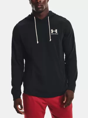 Pánska mikina UNDER ARMOUR UA RIVAL TERRY LC HD 1370401-001 ČIERNA