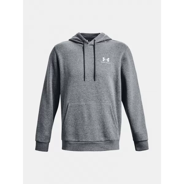  Pánska mikina UNDER ARMOUR UA ESSENTIAL FLEECE HOODIE 1373880-012 SIVÁ 