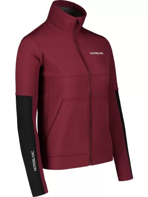 Dámska softshellová bunda NORDBLANC FJORD NBSSL7657 BORDOVÁ