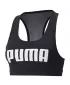 Dámska podprsenka PUMA MID IMPACT 4KEEPS GRAPHIC BRA PM 520306-91 BLACK
