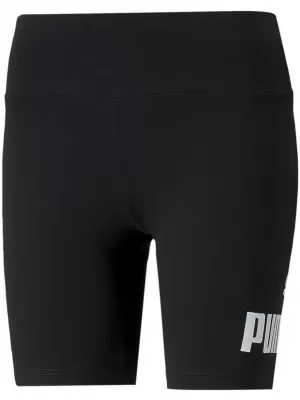 Dámske legíny PUMA ESS 7 LOGO SHORT LEGGINGS 848347-01 BLACK