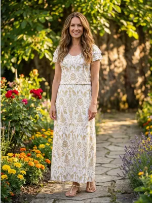 Dámske šaty KIXMI PRIMAVERA KRÉMOVÁ