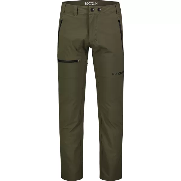  Pánske nohavice NORDBLANC ERGONOMICAL NBFPM7770 ARMÁDNA zelená 