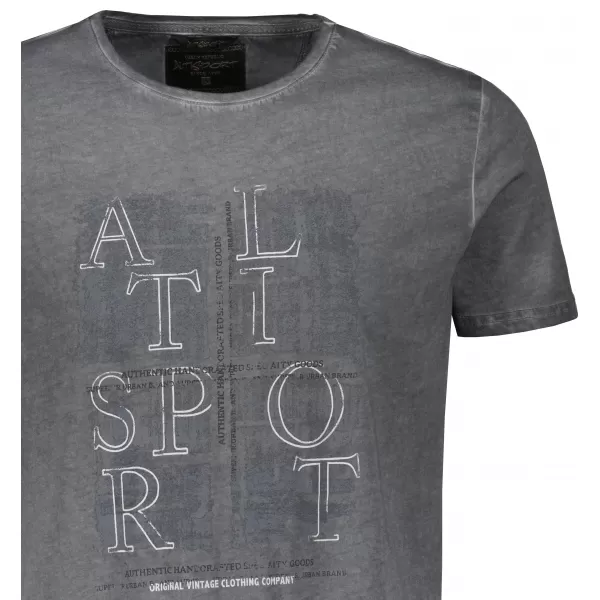  Pánske tričko ALTISPORT ARIEN TMAVO ŠEDÁ 