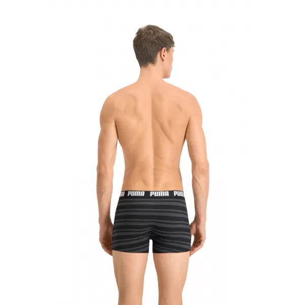  Pánske boxerky PUMA HERITAGE STRIPE BOXER 2P 90783805 BLACK 