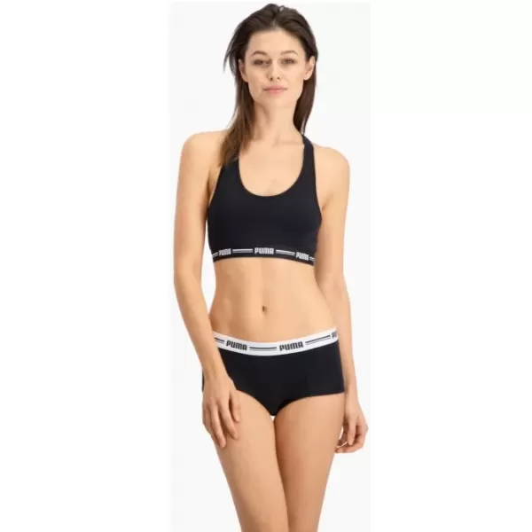  Dámske nohavičky PUMA WOMEN MINI SHORT 2P PACK 90785303 BLACK 