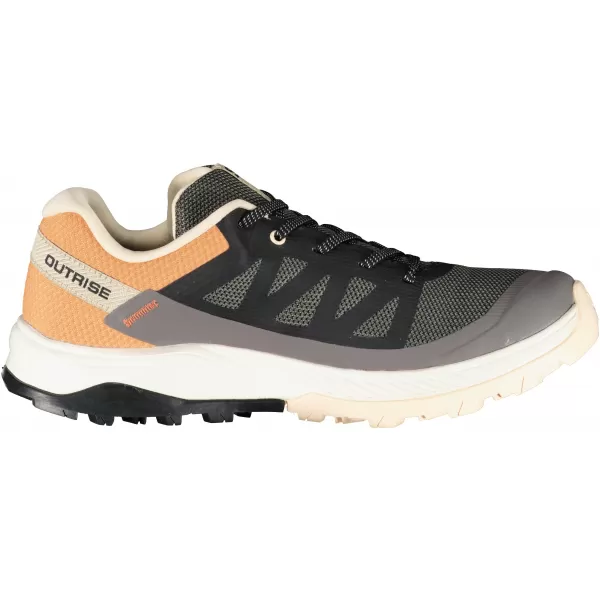  Dámske topánky SALOMON OUTRISE GORE-TEX L47219100 MAGNET/ČIERNE/KORALOVÉ ZLATO 
