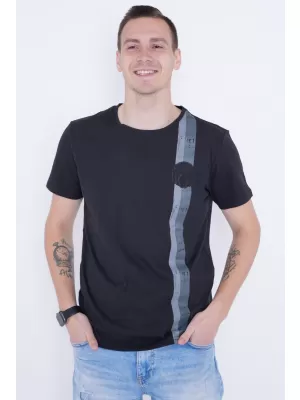 Pánske tričko KIXMI PABLO ČIERNA