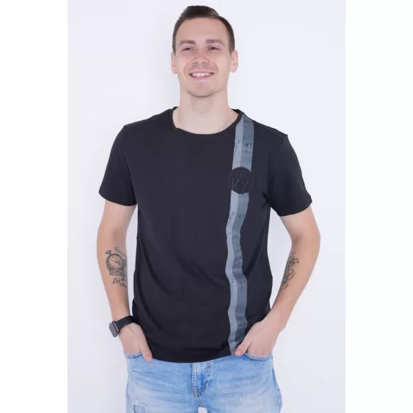  Pánske tričko KIXMI PABLO ČIERNA 