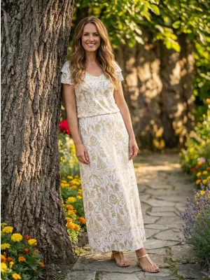 Dámske šaty KIXMI PRIMAVERA KRÉMOVÁ