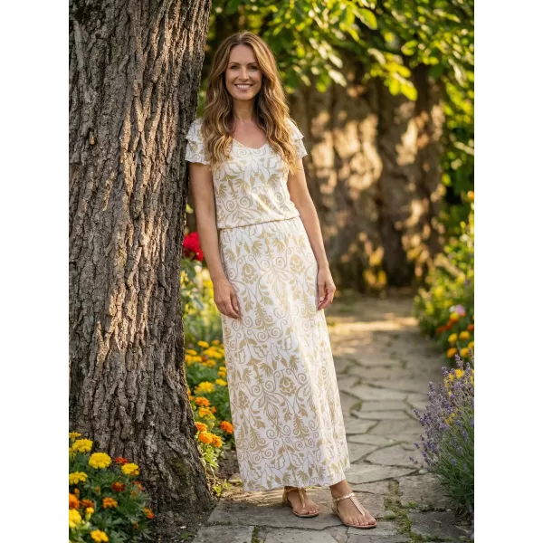  Dámske šaty KIXMI PRIMAVERA KRÉMOVÁ 