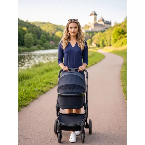  Dámske šaty ALTISPORT ANIKA TMAVO MODRÁ 
