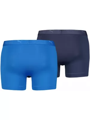 Pánske boxerky PUMA SPORT MICROFIBER BOXER 2P 93552002 BLUE COMBO