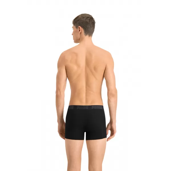  Pánske boxerky PUMA BASIC BOXER 2P 88886958 BLACK/BLACK 