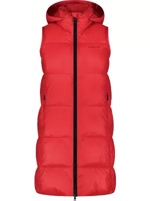 Dámska zimná vesta NORDBLANC ORGANISM NBWJL7721 červená