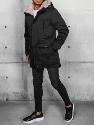 Pánska bunda DSTREET TX4605 ČIERNA