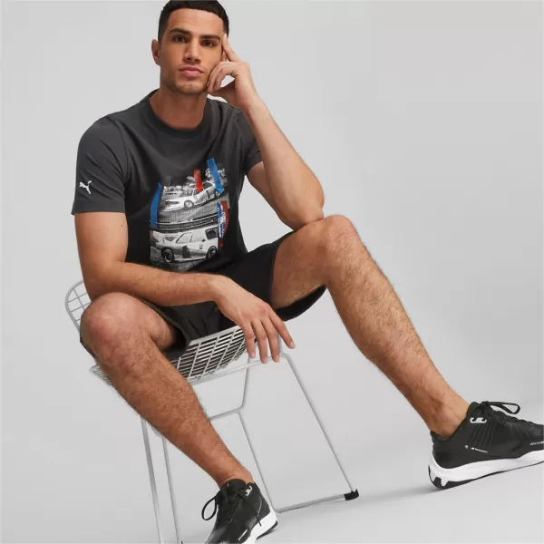  Pánske tričko PUMA BMW MMS CAR GRAPHIC TEE 538140-01 BLACK 