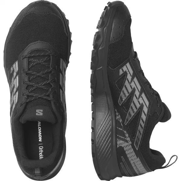  Pánske topánky SALOMON WANDER L47152500 ČIERNA/CÍNOVÁ/MRAZIVO ŠEDÁ 