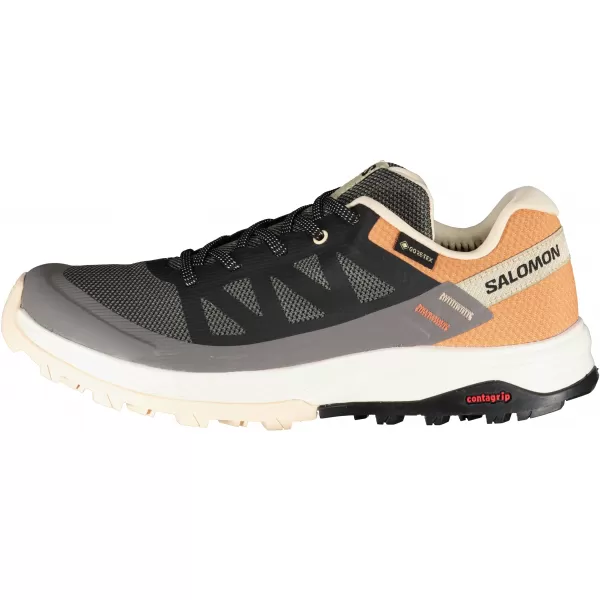  Dámske topánky SALOMON OUTRISE GORE-TEX L47219100 MAGNET/ČIERNE/KORALOVÉ ZLATO 