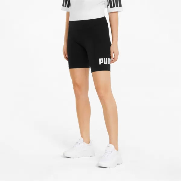  Dámske legíny PUMA ESS 7 LOGO SHORT LEGGINGS 848347-01 BLACK 