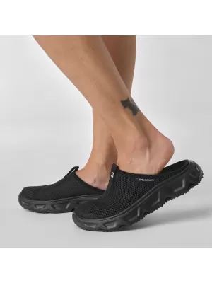 Dámske šľapky SALOMON REELAX SLIDE 6.0 W L47112400 BLACK/BLACK/ALLOY