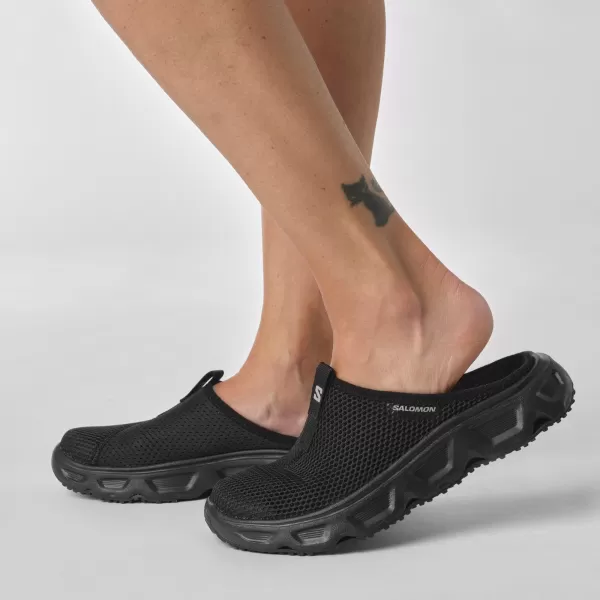  Dámske šľapky SALOMON REELAX SLIDE 6.0 W L47112400 BLACK/BLACK/ALLOY 