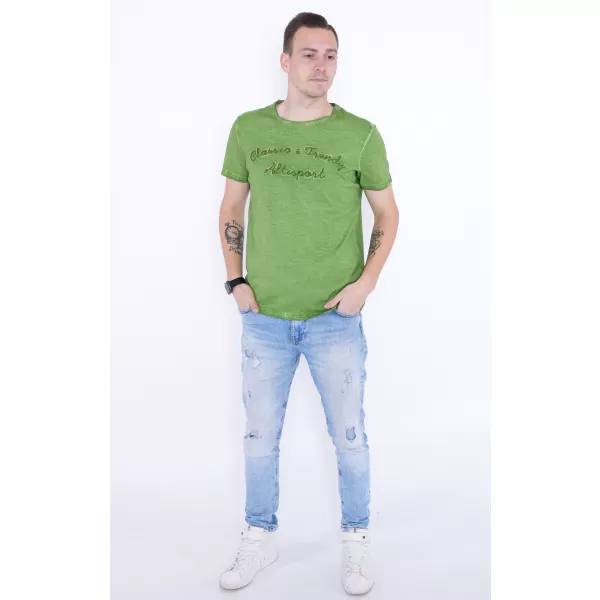  Pánske tričko ALTISPORT ANDREW ZELENÁ 
