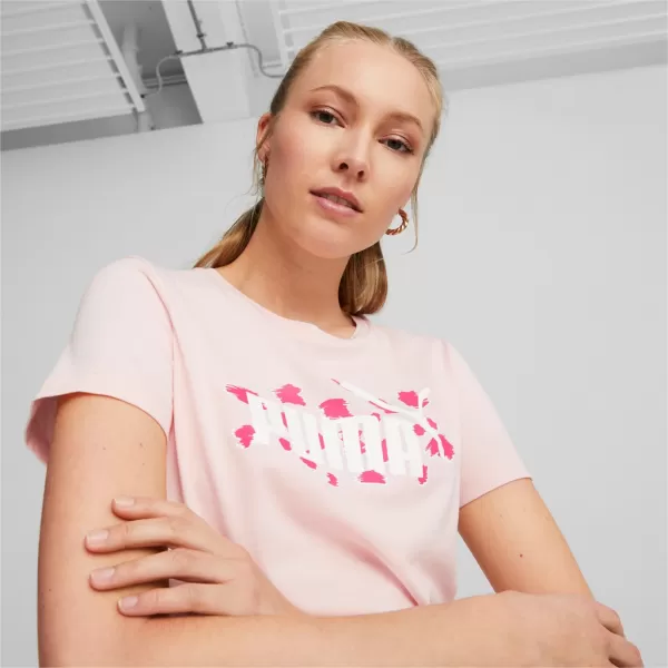  Dámske tričko PUMA ESS+ ANIMAL TEE 673687-66 PINK 