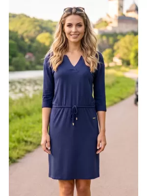 Dámske šaty ALTISPORT ANIKA TMAVO MODRÁ