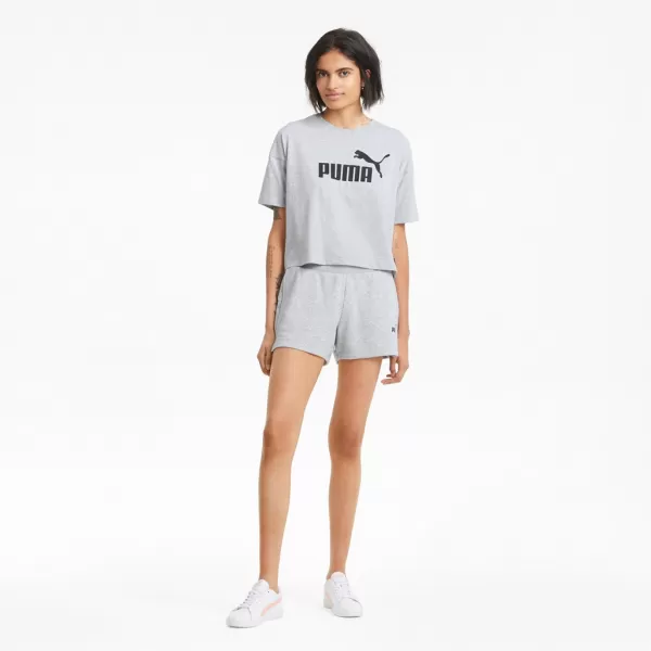  Dámske šortky PUMA ESS 4 SWEAT SHORTS TR 586824-04 GRAY 