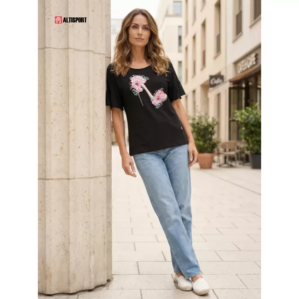  Dámske tričko KIXMI PALIMA ČIERNA 