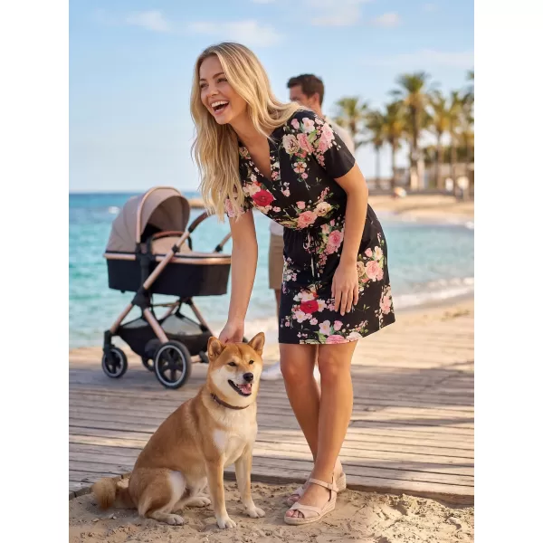  Dámske šaty KIXMI POLLY ČIERNA 