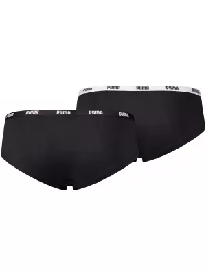Dámske nohavičky PUMA WOMEN HIPSTER 2P PACK 90785203 BLACK