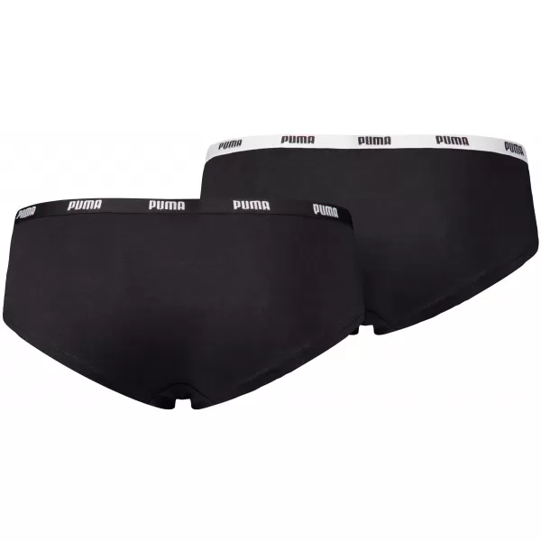  Dámske nohavičky PUMA WOMEN HIPSTER 2P PACK 90785203 BLACK 