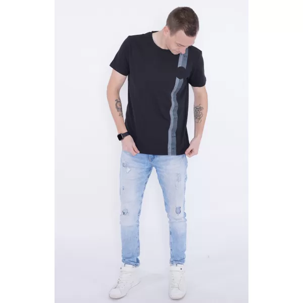  Pánske tričko KIXMI PABLO ČIERNA 