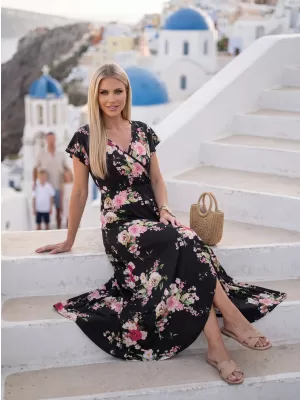 Dámske šaty KIXMI PRINCESSA ČIERNA