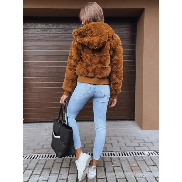  Dámska jarná bunda DSTREET ty2285 hnedá 