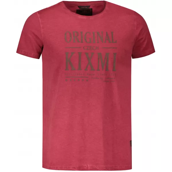  Pánske tričko KIXMI PELTON VÍNOVÁ 