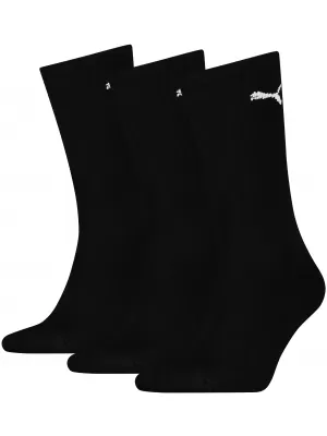 Ponožky PUMA CREW SOCK LIGHT 3P 90794001 BLACK