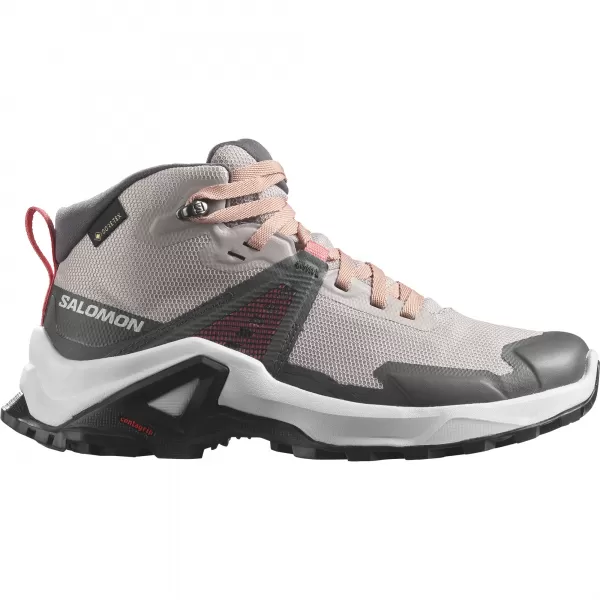  Detská obuv SALOMON X RAISE MID GORE-TEX L47071500 POPOL Z RUŽÍ/BROSKYŇOVÁ BÉŽOVÁ/ČAJOVÁ RUŽA 